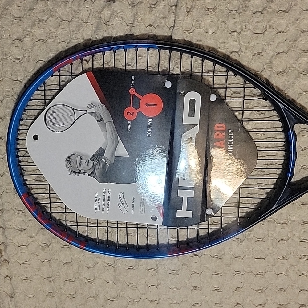 HEAD Ti. Reward Tennis Racket - Pre-Strung Light Balance 27 Inch Racquet 4 3/8